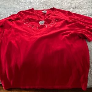 Set of red sweater